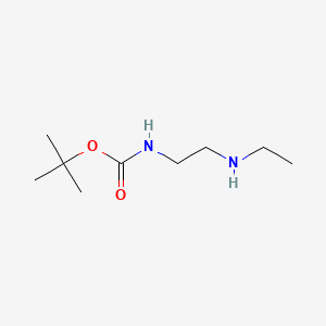 Chemical structure of 1-(Boc-amino)-2-(ethylamino)ethane