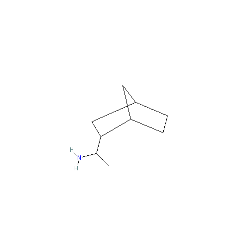 Chemical structure of 2-(1'-Aminoethyl)bicyclo(2.2.1)heptane