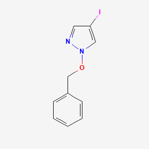 Chemical structure of 1-(Benzyloxy)-4-iodopyrazole