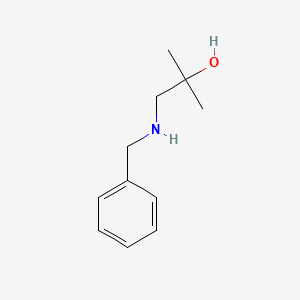 Chemical structure of 1-(Benzylamino)-2-methylpropan-2-ol