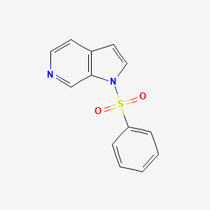 Chemical structure of 1-(Phenylsulfonyl)-1H-pyrrolo[2,3-c]pyridine