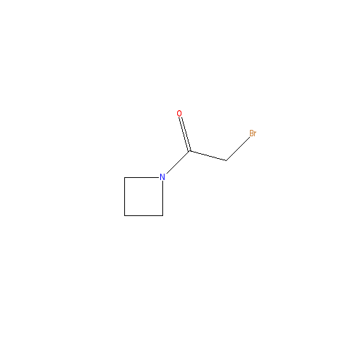 Chemical structure of N-Bromoacetylazetidine