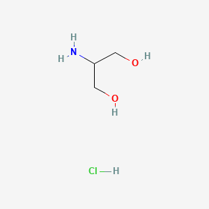 Chemical structure of 1-(Aminooxy)propan-2-ol hydrochloride