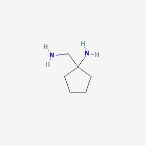 Chemical structure of 1-Aminocyclopentanemethanamine