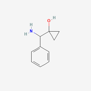 Chemical structure of 1-(Amino(phenyl)methyl)cyclopropanol