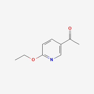 Chemical structure of 1-(6-Ethoxypyridin-3-yl)ethanone