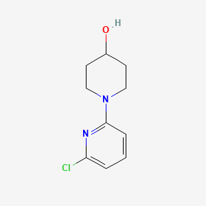 Chemical structure of 1-(6-Chloropyridin-2-yl)piperidin-4-ol