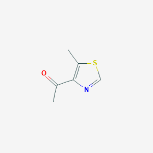 Chemical structure of 1-(5-Methylthiazol-4-yl)ethanone