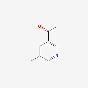 Chemical structure of 1-(5-Methylpyridin-3-yl)ethanone