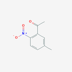 Chemical structure of 1-(5-Methyl-2-nitrophenyl)ethanone