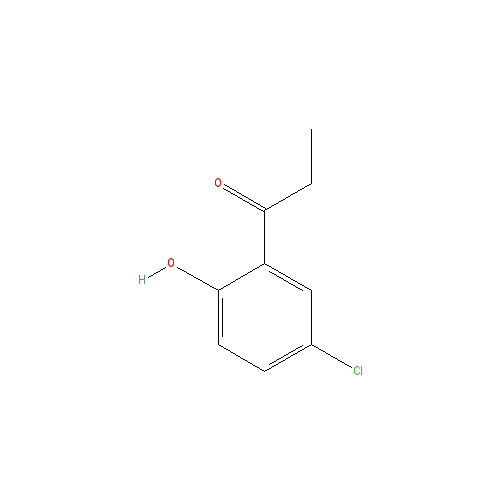 Chemical structure of 5'-Chloro-2'-hydroxypropiophenone