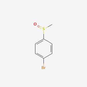 Chemical structure of 1-(5-bromo-2-methylthiophen-3-yl)ethan-1-one