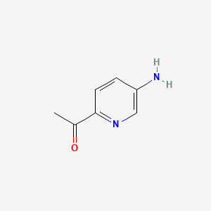 Chemical structure of 1-(5-Aminopyridin-2-yl)ethanone