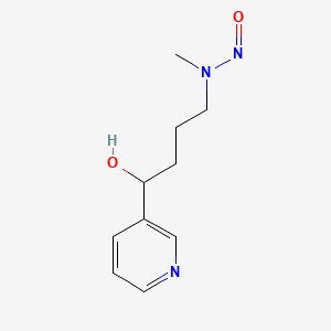 Chemical structure of 1-(5-aminopyridin-2-yl)-4-methoxypyrrolidin-3-ol
