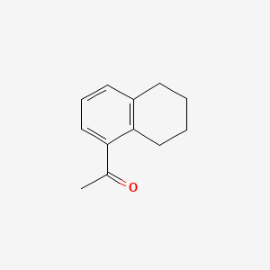 Chemical structure of 1-(5,6,7,8-Tetrahydronaphthalen-1-yl)ethanone