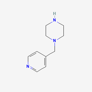 Chemical structure of 1-(4-Pyridylmethyl)piperazine