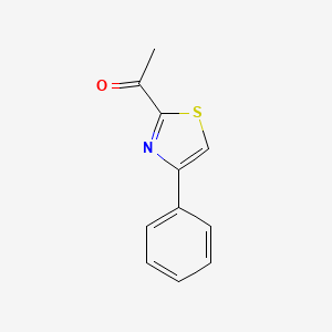 Chemical structure of 1-(4-Phenyl-1,3-thiazol-2-yl)ethanone