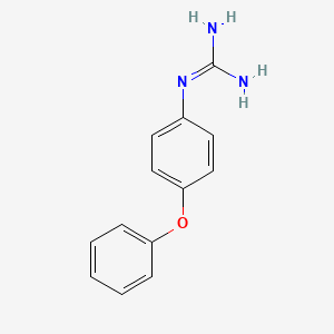 Chemical structure of 1-(4-Phenoxyphenyl)guanidine
