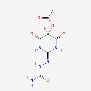Chemical structure of 1-(4-Nitrophenyl)guanidine nitrate