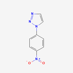 Chemical structure of 1-(4-Nitrophenyl)-1H-1,2,3-triazole