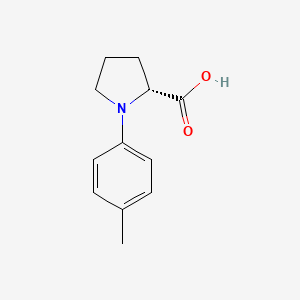 Chemical structure of 1-(4-Methylphenyl)-D-proline