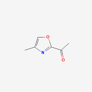 Chemical structure of 1-(4-Methyloxazol-2-yl)ethanone