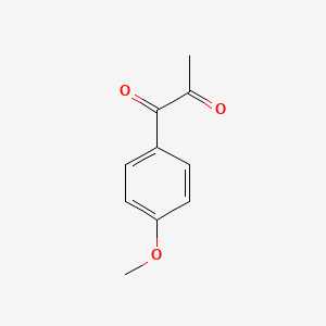 Chemical structure of 1-(4-Methoxyphenyl)propane-1,2-dione