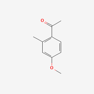 Chemical structure of 1-(4-Methoxy-2-methylphenyl)ethanone