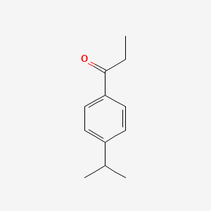 Chemical structure of 1-(4-Isopropylphenyl)propan-1-one