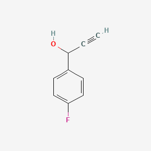Chemical structure of 1-(4-Fluorophenyl)-2-propyn-1-ol