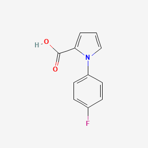 Chemical structure of 1-(4-Fluorophenyl)-1h-pyrrole-2-carboxylic acid