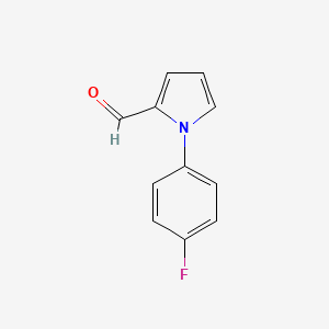 Chemical structure of 1-(4-Fluorophenyl)-1H-pyrrole-2-carbaldehyde
