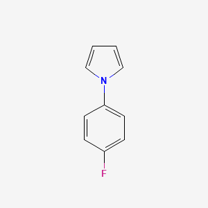 Chemical structure of N-(4-fluorophenyl)pyrrole