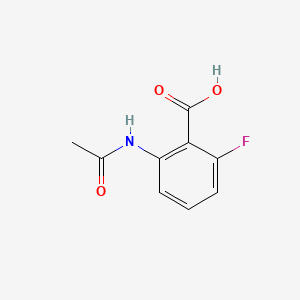 Chemical structure of 1-(4-fluoro-2-nitrophenyl)propan-2-one