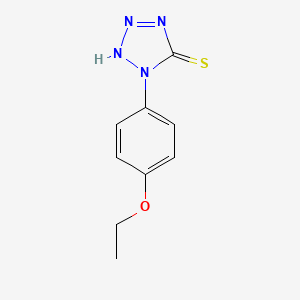 Chemical structure of 1-(4-Ethoxyphenyl)-5-mercapto-1H-tetrazole
