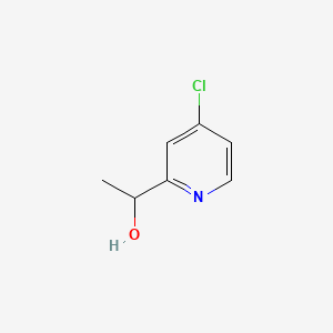 Chemical structure of 1-(4-Chloropyridin-2-yl)ethanol