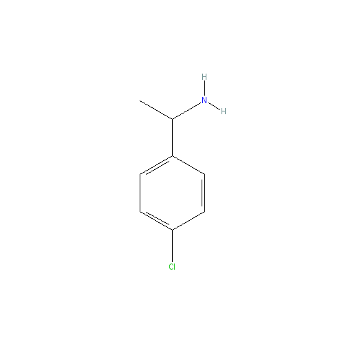Chemical structure of 1-(4-chlorophenyl)ethanamine