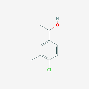 Chemical structure of 1-(4-Chloro-3-methylphenyl)ethanol