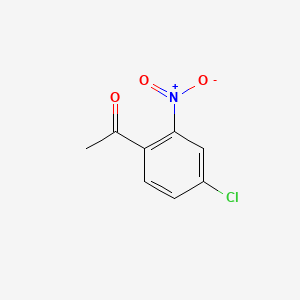 Chemical structure of 4'-Chloro-2'-nitroacetophenone