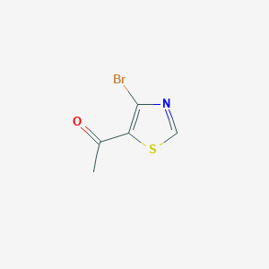 Chemical structure of 1-(4-Bromothiazol-5-yl)ethanone