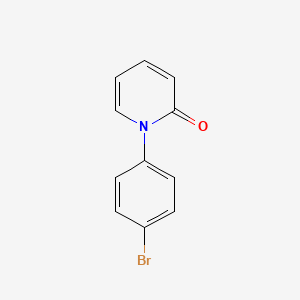 Chemical structure of 1-(4-Bromophenyl)pyridin-2(1H)-one