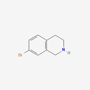 Chemical structure of 1-(4-Bromophenyl)prop-2-en-1-amine