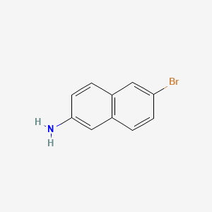Chemical structure of 1-(4-Bromophenyl)Cyclopropanecarbonitrile