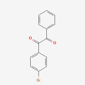 Chemical structure of 1-(4-bromophenyl)-2-phenylethane-1,2-dione