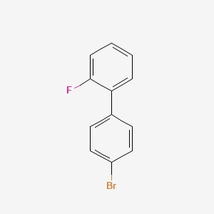 Chemical structure of 4'-Bromo-2-fluoro-1,1'-biphenyl