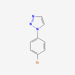 Chemical structure of 1-(4-Bromophenyl)-1h-1,2,3-triazole