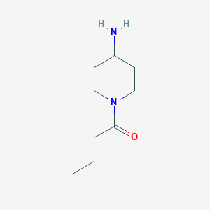 Chemical structure of 1-(4-Aminopiperidin-1-yl)butan-1-one