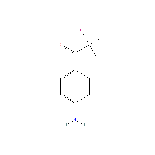 Chemical structure of 4-Trifluoroacetylaniline