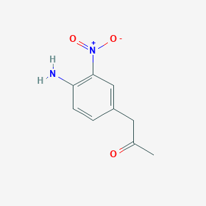 Chemical structure of 1-(4-Amino-3-nitrophenyl)propan-2-one