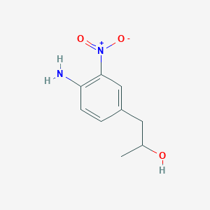 Chemical structure of 1-(4-Amino-3-nitrophenyl)propan-2-ol